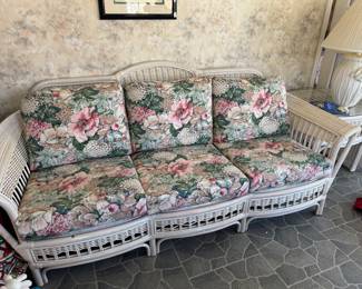 Wicker Sofa ( Part of 9 Piece Set)