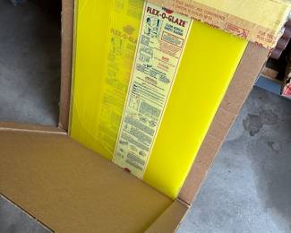 A Case of Plexiglass! Still wrapped in its original plastic !