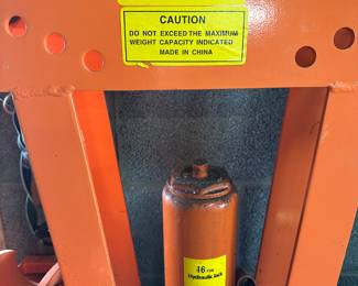 This is a fantastic find! This BEHEMOTH of a tool is a 16 Ton Pipe Bender! COMPLETE!