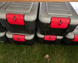 We have a bunch of these heavy duty totes! Many treasures were extracted for them!