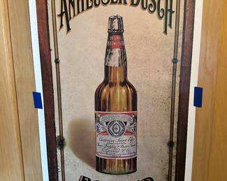 We found a series of Budweiser Beer Posters - ROLLED AND IN THEIR ORIGINAL MAILING TUBE! I truly do not believe these were EVERY out of their tube!