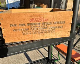 Awesome Vintage Western Ammunition Crate!
