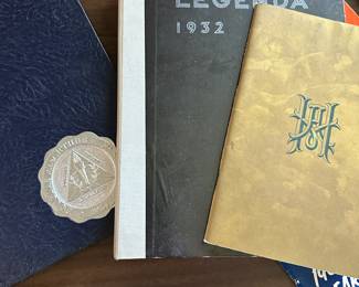 An assortment of year books!