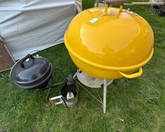 Two Webber grills! (There is also one brand new in the box in the garage!)