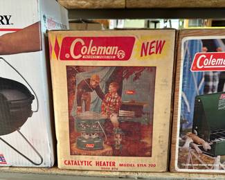 Fantastic Vintage Coleman Catalytic HEATER! Original Box!