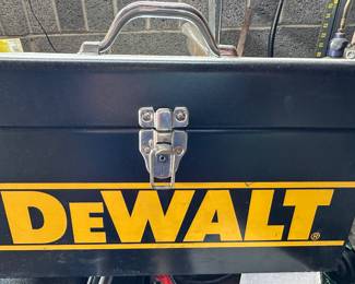 DeWalt Hand Held Circular Saw! Mint in the original black metal case!