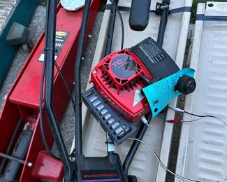 This is a terrific Troy built tiller with two brand new heads in unopened boxes that go along with it