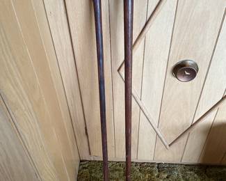 Here are too beautiful I believe in the walnut Victorian walking canes