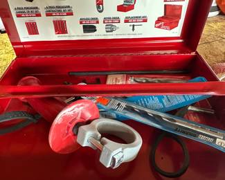 Milwaukee Electric Hammer Drill! Mint in the original Red Metal Case!