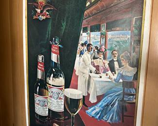 We found a series of Budweiser Beer Posters - ROLLED AND IN THEIR ORIGINAL MAILING TUBE! I truly do not believe these were EVERY out of their tube!