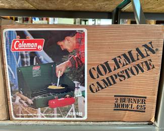 Vintage Coleman Camp Stove! Also in the original box!