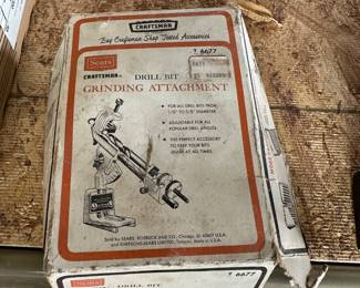 VINTAGE Sears craftsman Grinding Attachment! Looks beautiful!