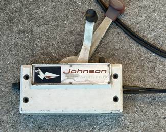 This is an vintage Johnson Boat Throttle!