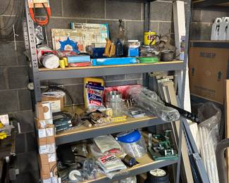 And get another shelf filled with new or like new garage and gardening items