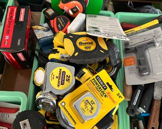We have so many tools it is almost unconceivable! What I can say is that they are all nearly new or next to new! MOST unused!