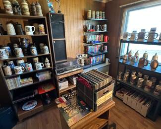 This room is where the really high end Steins are, VHS, DVD, Albums and Magazines!