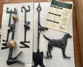 Fantastic MINT IN THE ORIGINAL UNOPENED PKG! A Black Lab Weather Vane!