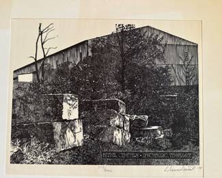 Lovely Signed and numbered Lithograph! VINTAGE JACK DANIELS DISTILLERY!