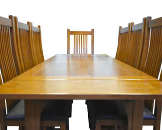 We have been fans of Stickley furniture for over 25 years. We are moving and looking for a new owner. We have a large collection of beds, desks, dining sets, coffee tables, etc. If you are interested in purchasing, please contact us.