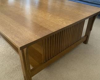 Stickley Mission Oak Coffee Table 
We have been fans of Stickley furniture for over 25 years. We are moving and looking for a new owner. We have a large collection of beds, desks, dining sets, coffee tables, etc. If you are interested in purchasing, please contact us.