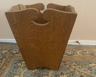 Stickley Mission Oak Waste Basket