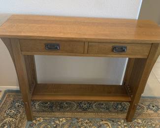 Stickley Mission Oak Display Desk
We have been fans of Stickley furniture for over 25 years. We are moving and looking for a new owner. We have a large collection of beds, desks, dining sets, coffee tables, etc. If you are interested in purchasing, please contact us.