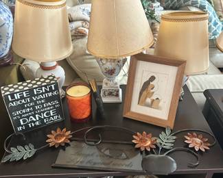 Small vintage lamps