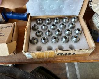 LARGE assortment of tools, lug nuts, new and old