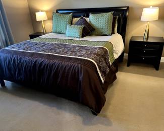 King Bed Set, two bedside tables included