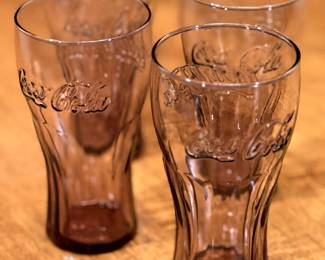 Coca Cola Classic glass collection 