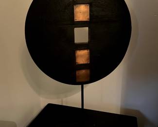 Copper/Wood Art Ornament