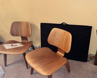 Herman miler , Eames molded chairs 