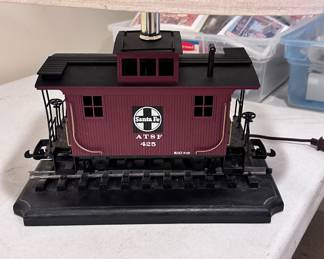 Santa Fe train lamp 