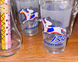 Kentucky Derby glasses 