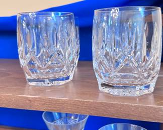 Set of two Waterford champagne