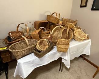 Lots of baskets - think Easter!