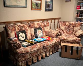 Sofa & chair sold as a set