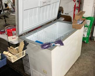Working chest freezer