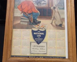 1960 National Life Calendar
