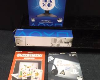 Playstation Head Light  and Desk Mat