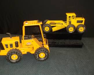 Tonka  Road Grader  and Tractor