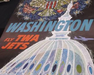 TWA Washington Poster