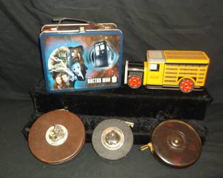 Dr Who Lunch Box  Vintage Tape Measures