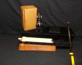 Microscope    Slide Rule  Hub Cap Remover