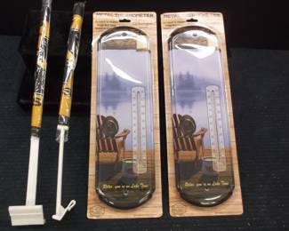 Metal Thermometers   Mizzou Flags