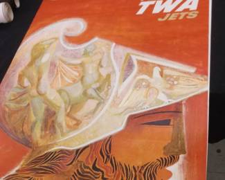 TWA Greece Poster