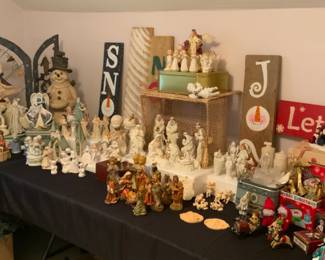 Holiday Christmas manger scenes