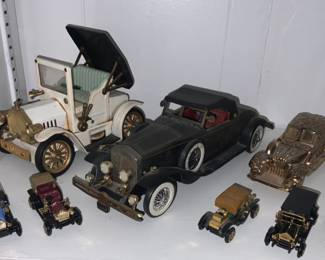 Vintage car model collection 