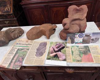Detail of Collection w/ ephemera