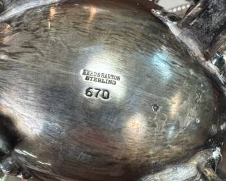Detail of Sterling Mark on Teapot